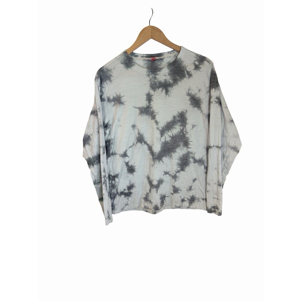 Lululemon Fundamental Long Sleeve Tie Dye Lightweight Grey Black Casual Men’s L